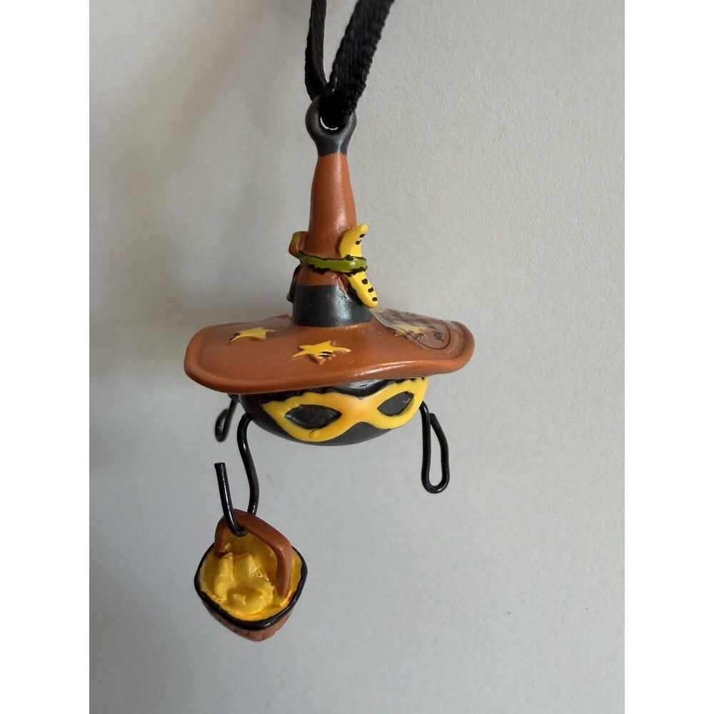 Longaberger Halloween Web Weaver Tie-On (READ) Spider Witch Hat Basket Charm